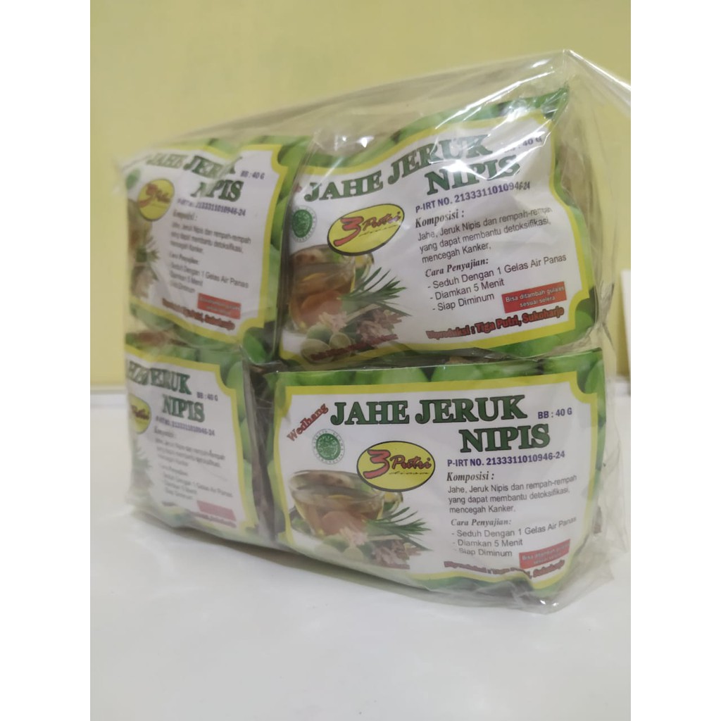 

Jahe Jeruk Nipis Empon Empon Tradisional isi 10pcs