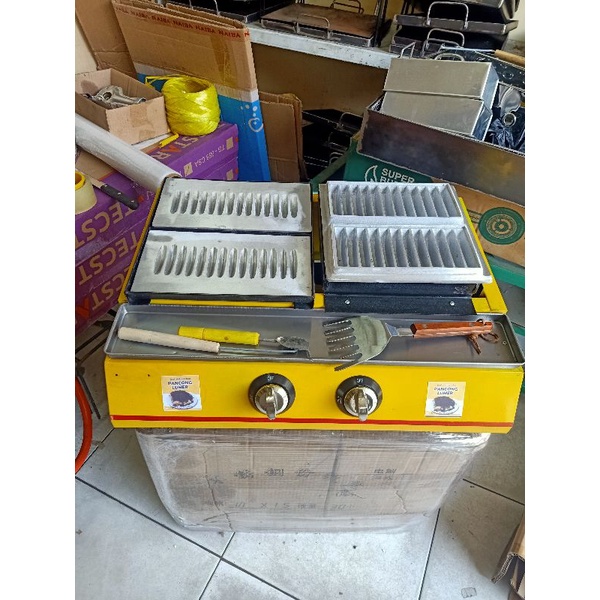 kompor gas kombinasi pancong lumer dan pancong lemak/palembang