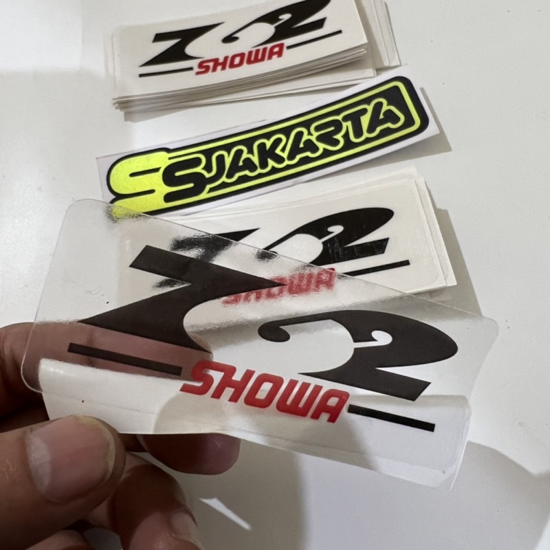 STICKER SHOCK Z62 SHOWA TRANSPARAN