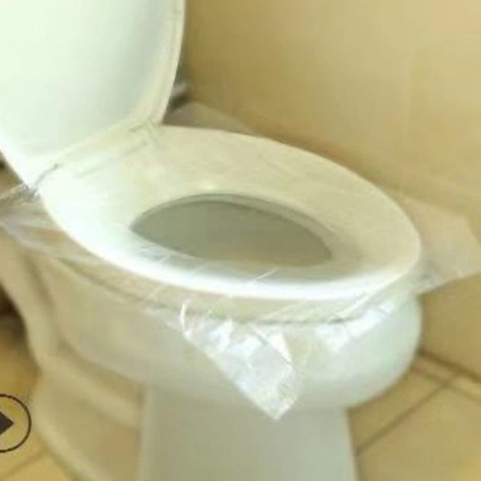 ALAS KLOSET DUDUK PLASTIK TRAVEL TOILET SEAT COVER HIGIENIS BERSIH