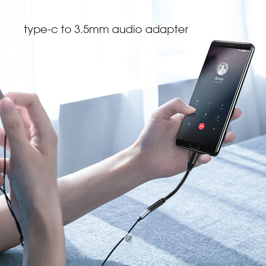 Kabel Adapter Usb Tipe C Ke Jack Audio Aux 3.5mm Untuk Huawei