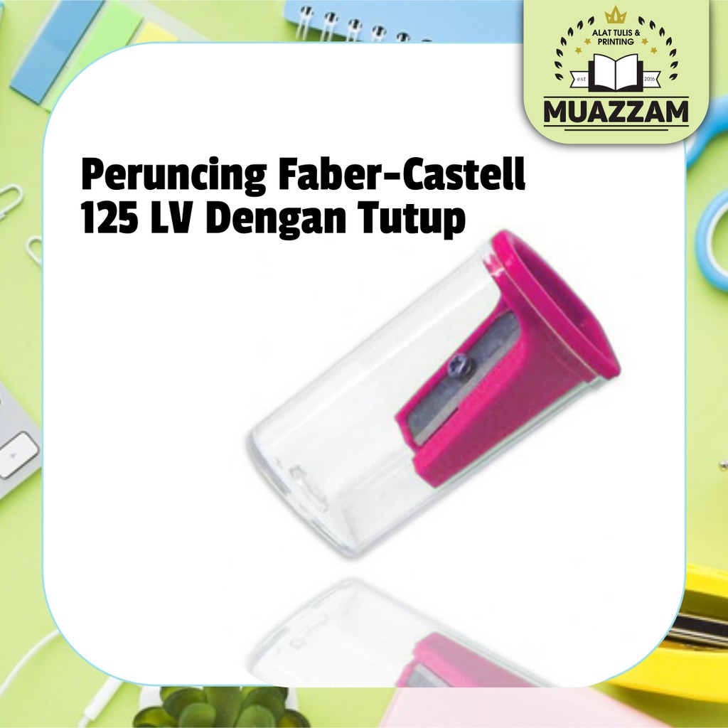 

Peruncing Faber-Castell Sharpener 125 LV Rautan
