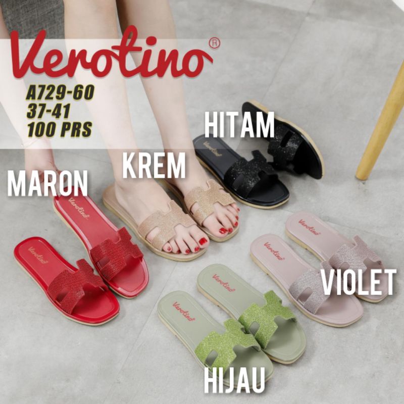 sandal verotino A729-60 gltr sandal selop H gliter