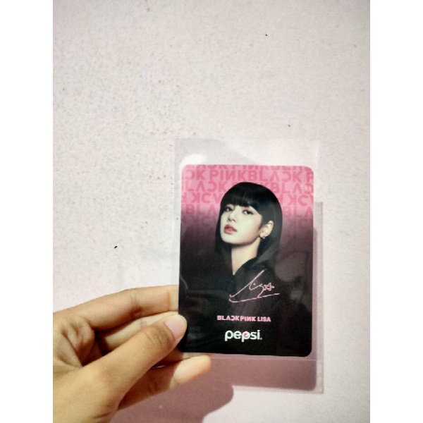 photocard blackpink x pepsi malaysia