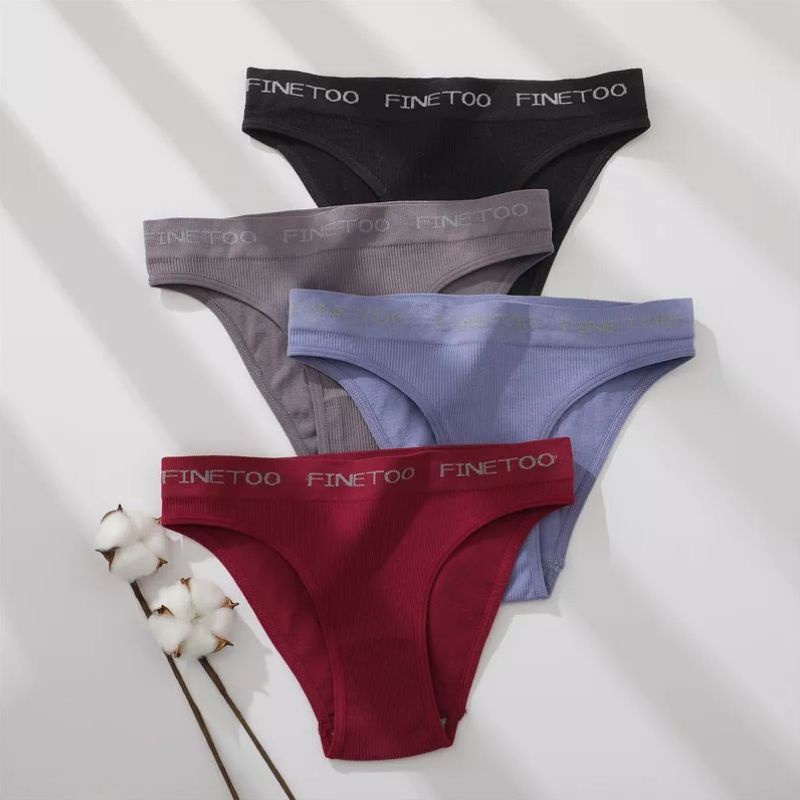 FINETOO FT18 Sexy Celana Dalam Wanita Sport Brief Women Cotton Panty Soft