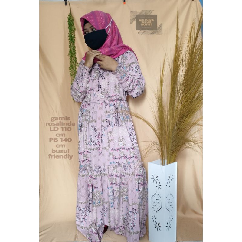 gamis syari terbaru 2021/model baju gamis 2021 terbaru