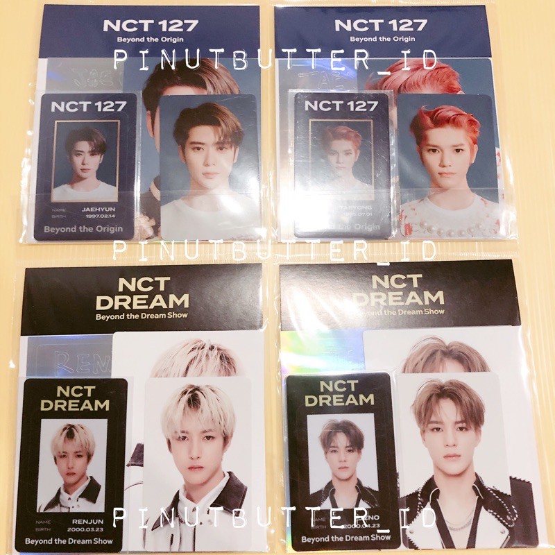 

NCT 127/Dream Beyond Live ID Card Deco Sticker Set