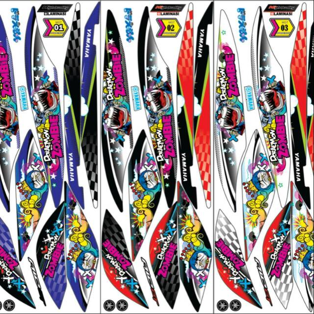 Mio gt mio j sticker stiker striping thailand termurah
