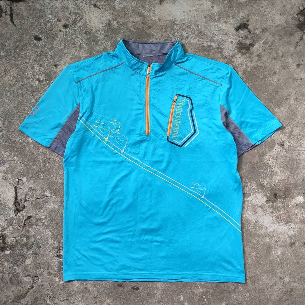 KAOS GUNUNG NEVADA HALFZIPPER OUTDOOR TACTICAL SUMMIT MOUNTAIN UNISEX SETELAN BAJU JERSEY FUTSAL SEP