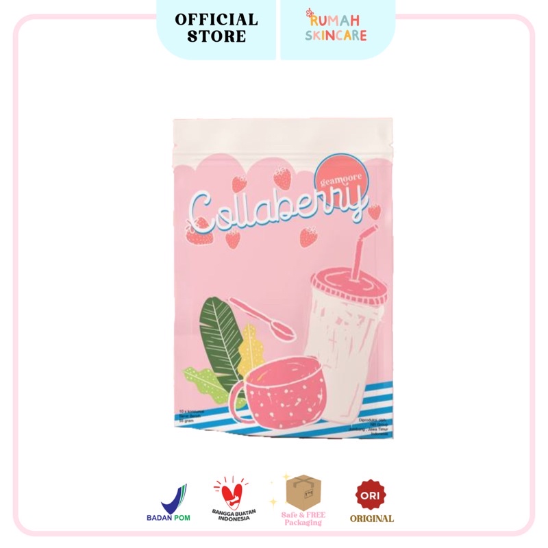 GEAMOORE - COLLABERRY Collagen Drink 55gr | Minuman Kolagen