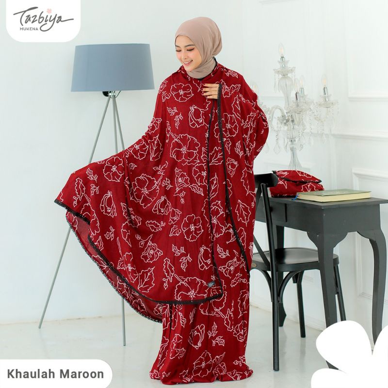 MUKENA TAZBIYA ALLOVER 2IN1 KHAULAH SERIES ALLSIZE