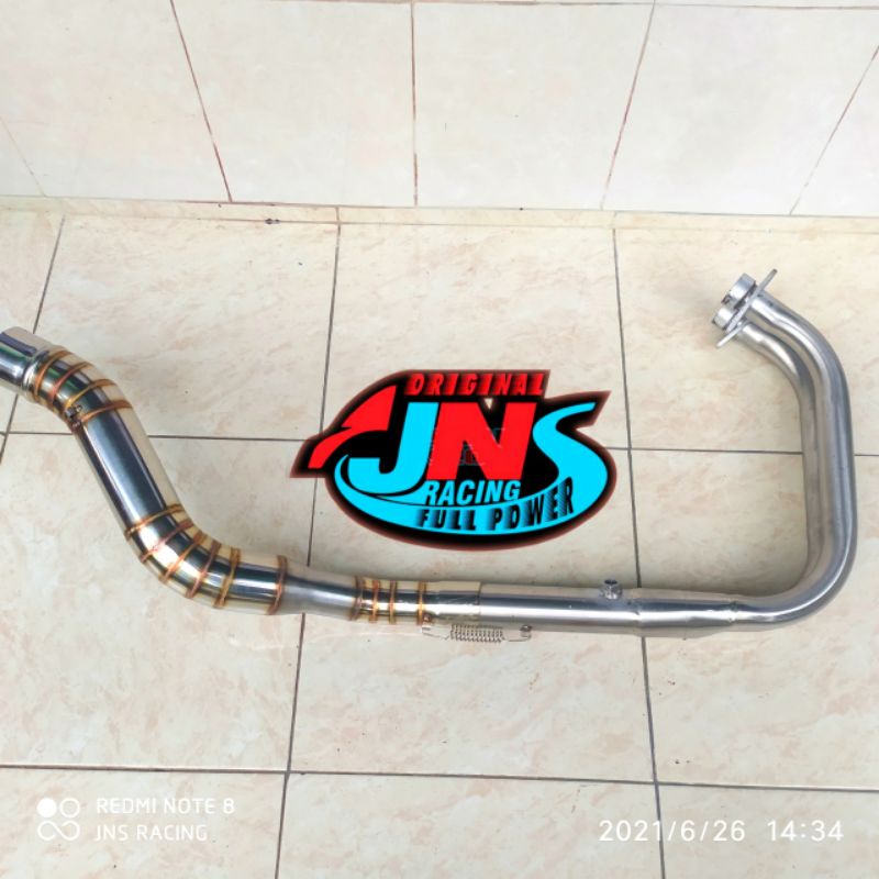 LEHER HEADER KNALPOT RACING NINJA 250R FI CBR250RR MT25 R25 Z250 INLET 50