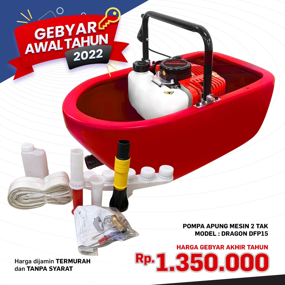 PAKET-2 POMPA APUNG / FLOATING PUMP / POMPA SPRAYER BAWANG MERK DRAGON