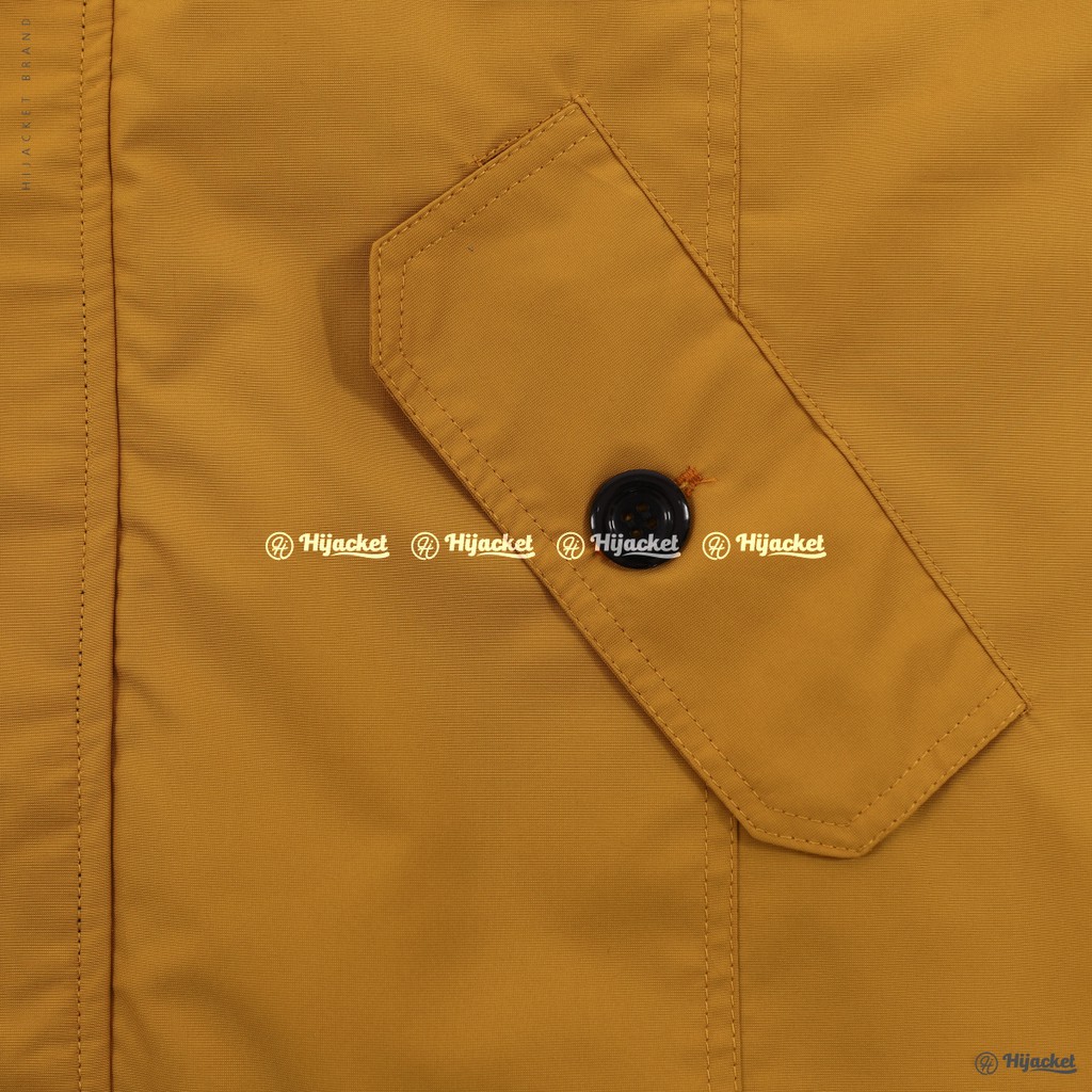 NEW FOR HIJABER JAKET PARKA WANITA HIJACKET IXORA UKURAN L - XL WARNA KUNING-4