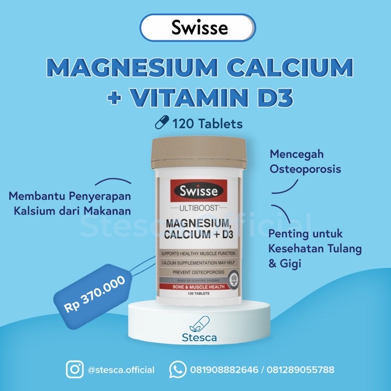 swisse magnesium calcium + vitamin d3