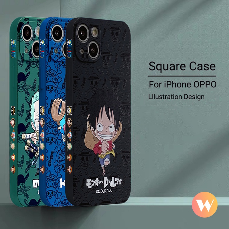 Soft Case TPU Motif Karakter One Piece NFC Untuk Xiaomi Redmi 9A 10 9 9C NFC 9T 9AT Mi POCO M3 POCO X3 Pro Note 9 10 8 10Pro 10S