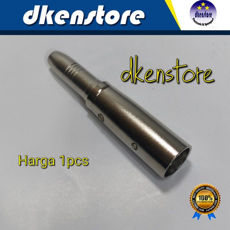 Jek sambung konverter converter Akai 6.5mm Mic female to canon xlr male