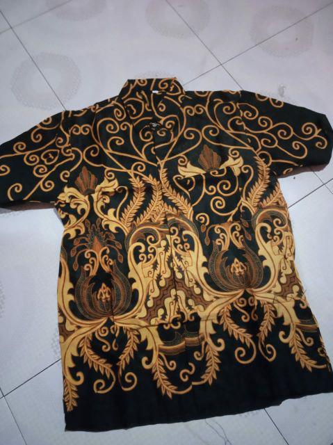 Batik Couple Keluarga Sania Ruffle Ori Ndoro Jowi Dnt Kujang Kuning