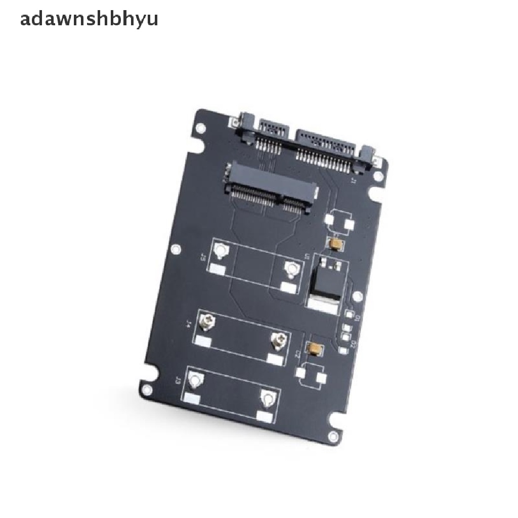 [adawnshbhyu] Konektor Kartu Converter Adapter SSD mSATA Ke 2.5inch SATA 3dengan Casing 2.5inch