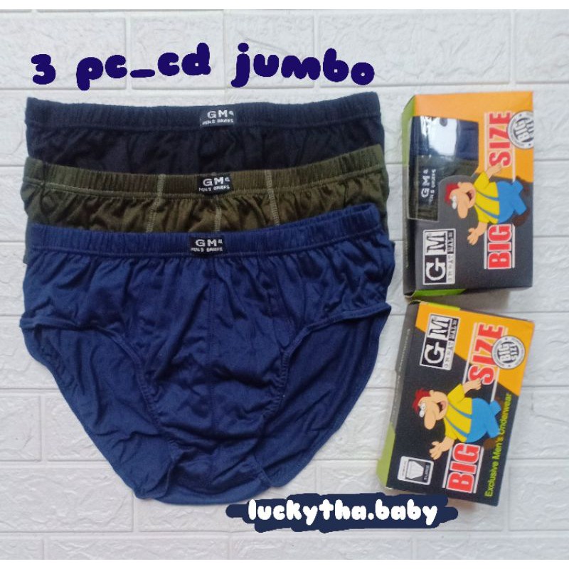 CD GM JUMBO size 3L,4L,5L - celana dalam pria big size - celana dalam GM JUMBO