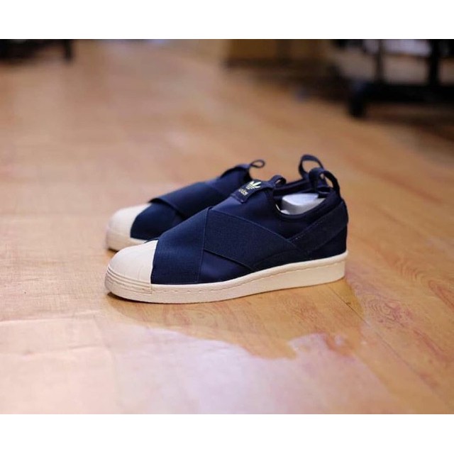 SEPATU CASUAL WANITA ADIDAS SUPERSTAR SLIP ON warna lengkap