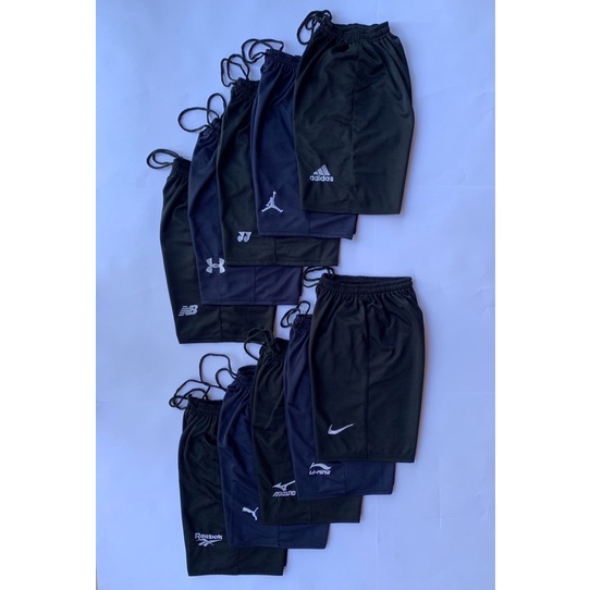 (1kg=8pcs) celana polos olahraga sport pria wanita tanpa saku training running gym fitnes-8