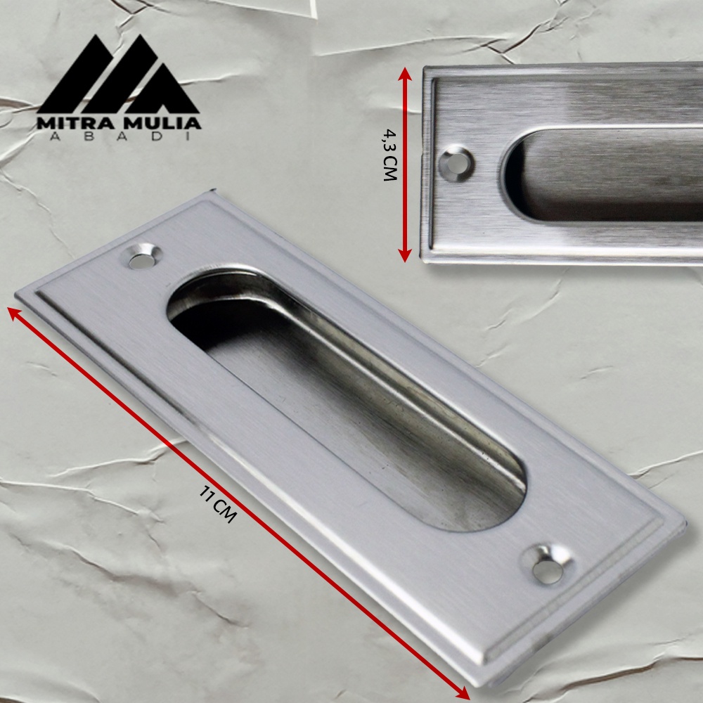 Tarikan Pintu Dorong 1pcs  l Handle Geser Kotak Stainless Sliding