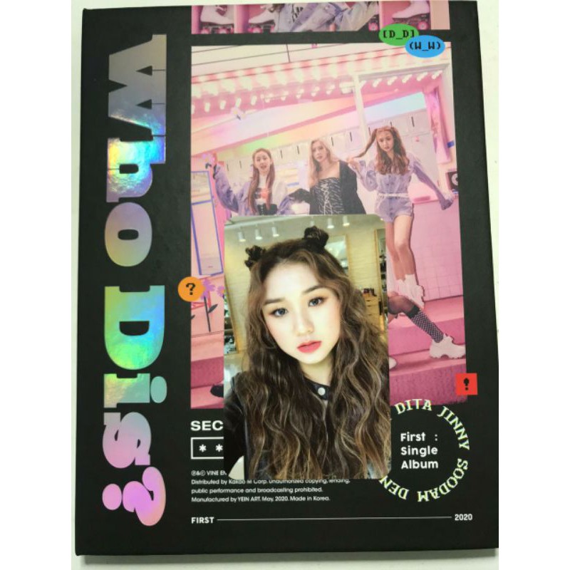 PC Photocard Denise Secret Number Who Dis Album