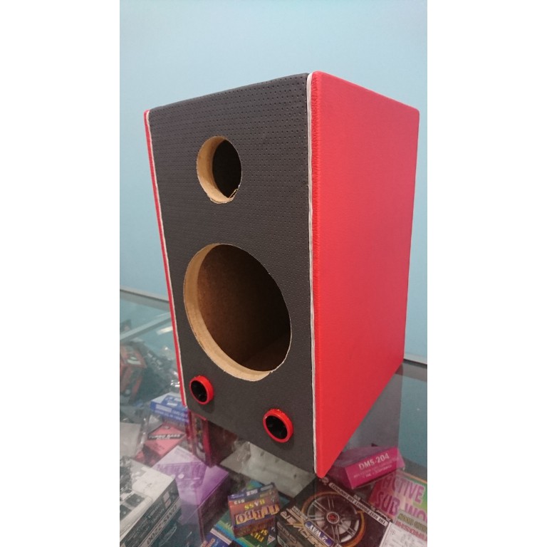 BOX SPEAKER 6INCH TEBAL KUAT DENGAN PELAPIS BAHAN JOK TEBAL