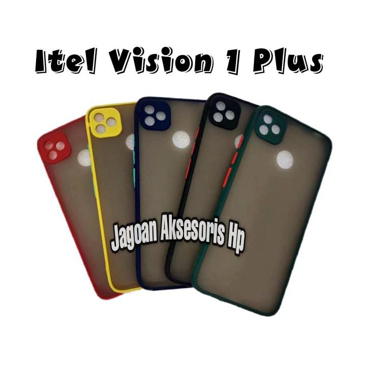 Bumper AERO CASE Itel Vision 3 / Vision 1 / Vision 1 Plus / Vision 1 Pro Hardcase My Choice List Warna Matte