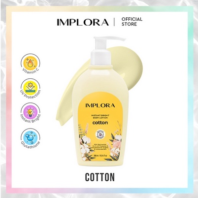 ⭐BAGUS⭐ IMPLORA INSTAN BRIGHT BODY LOTION 300ml