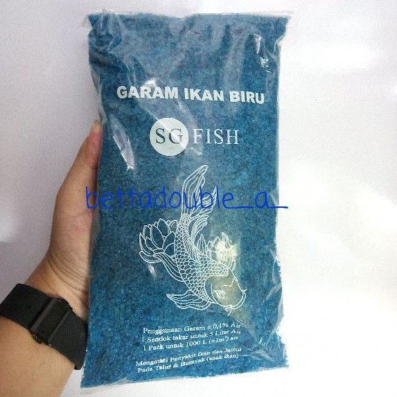 garam ikan biru SG Fish / garam SG biru 1 kg