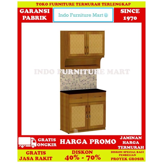 Kitchen Set Minimalis Lemari Dapur Atas Big Panel Lda 5