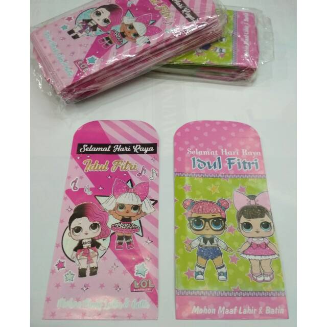 

Angpao isi 100 pcs uk 15 x 8 cm LOL
