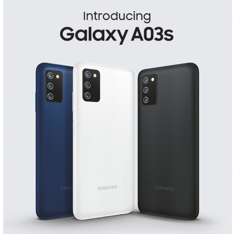 SAMSUNG GALAXY A03S RAM 4/64GB  100% BARU DAN BERGARANSI RESMI