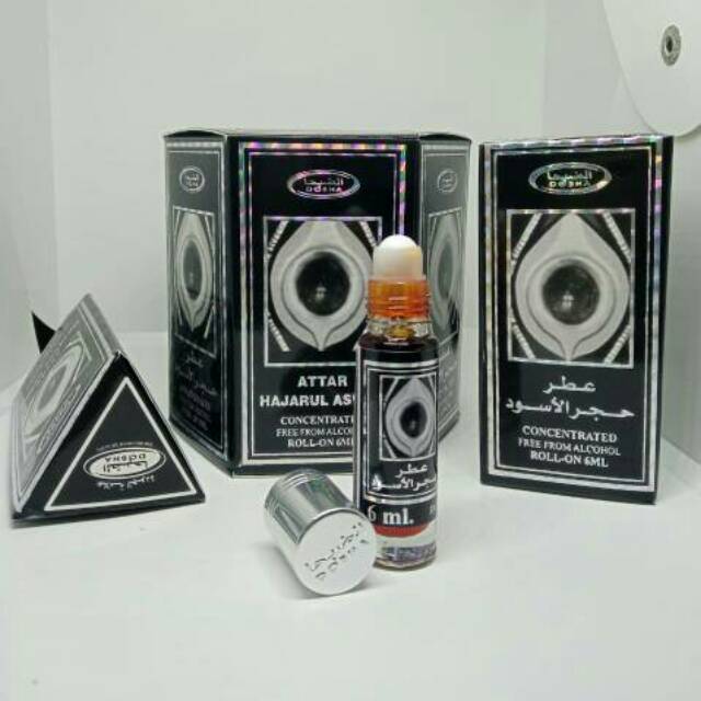 Parfum DOBHA roll on 6ml aroma HAJAR ASWAD