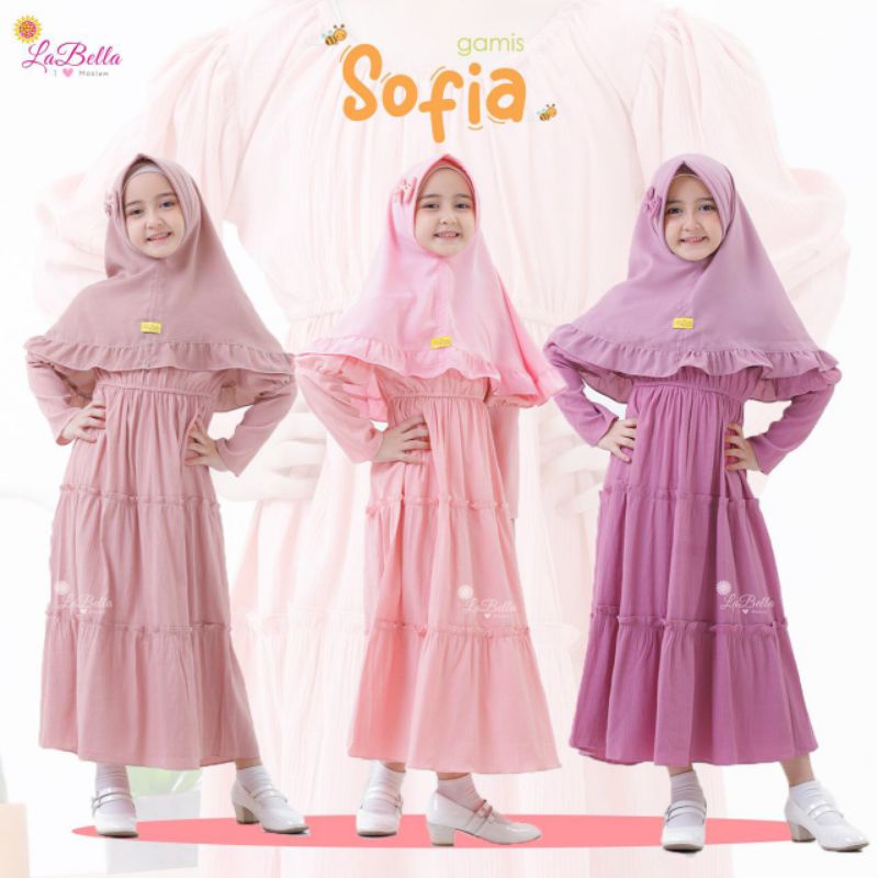 GAMIS SOFIA LABELLA - GAMIS ANAK