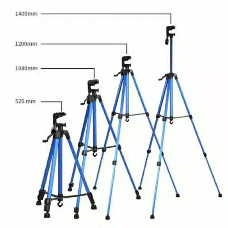 (KOKOH) Tripod 3366 1.4 Meter Tripod 3366 Free Holder U bahan kokoh