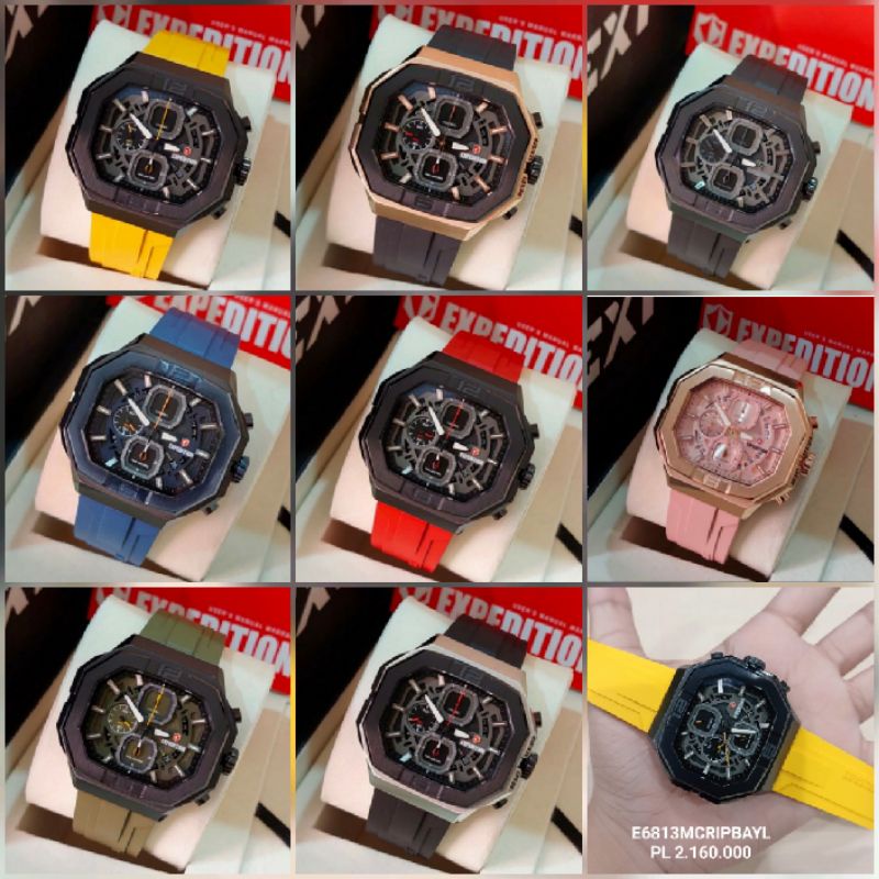 BARU  JAM TANGAN PRIA WANITA EXPEDITION E 6813 | EXP E6813 ORIGINAL