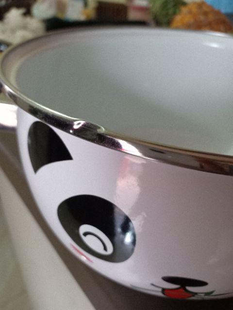 Panci Maspion Hello Panda Enamel Ukuran 18 22 24 Cm Kode Ls Qj Rw