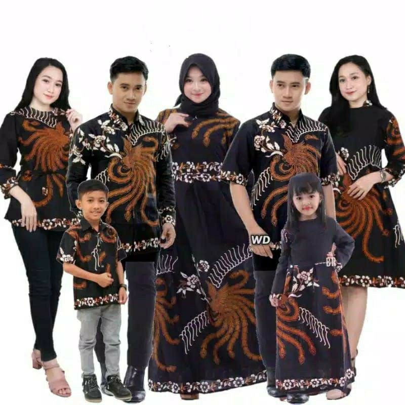 Couple batik keluarga seragam keluarga baju couple  motif AHY