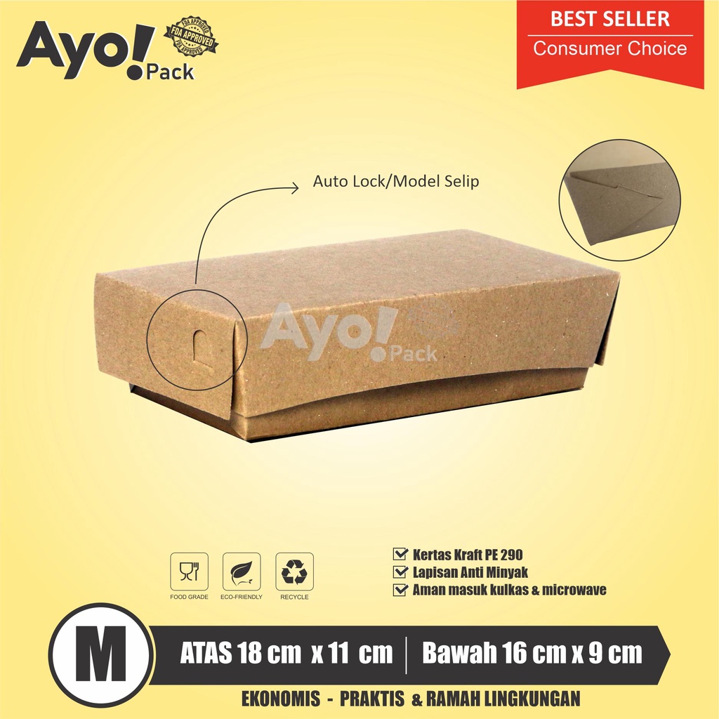 

Box Nasi Model Selip Murah Ukuran M