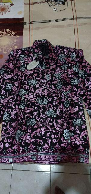 Kemeja Arjuna Prada Bakung Warna Biru Kuning Pink Hijau Size M L Xl Xxl Batik Pekalongan