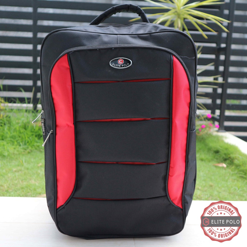 Jual Tas Bacpack Murah Elite Polo Model Terbaru Sekolah Kuliah Seminar