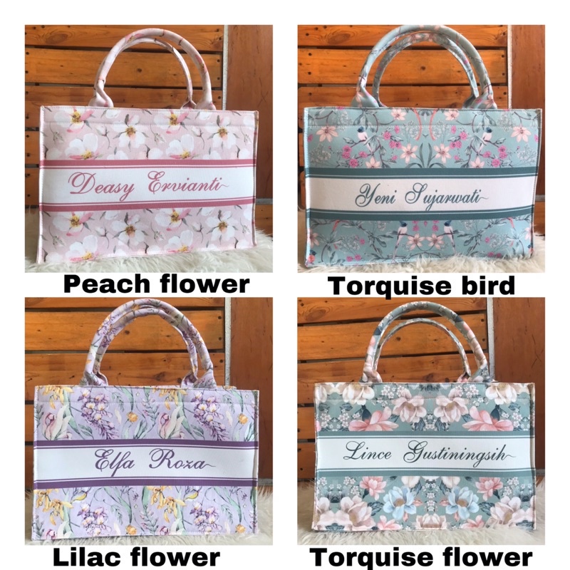 Promo  Free Custom Nama Tas Canvas Nama Totebag Kanvas Nama Tas Canvas Totebag Nama Tas Printing