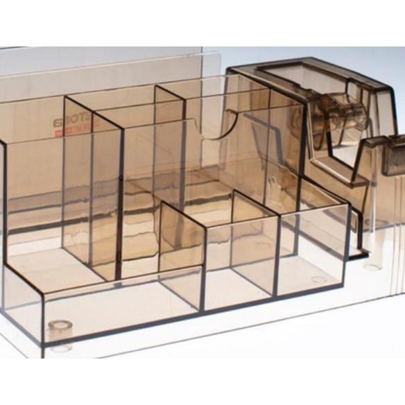 

fk MSQ Deskset / tempat simpan atk di meja ETONA E 238 ada dispenser isolasi packing double dus LG B