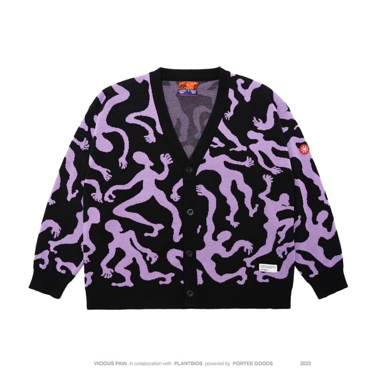 X VICIOUS PAIN | NATIVE TRIBE CARDIGAN