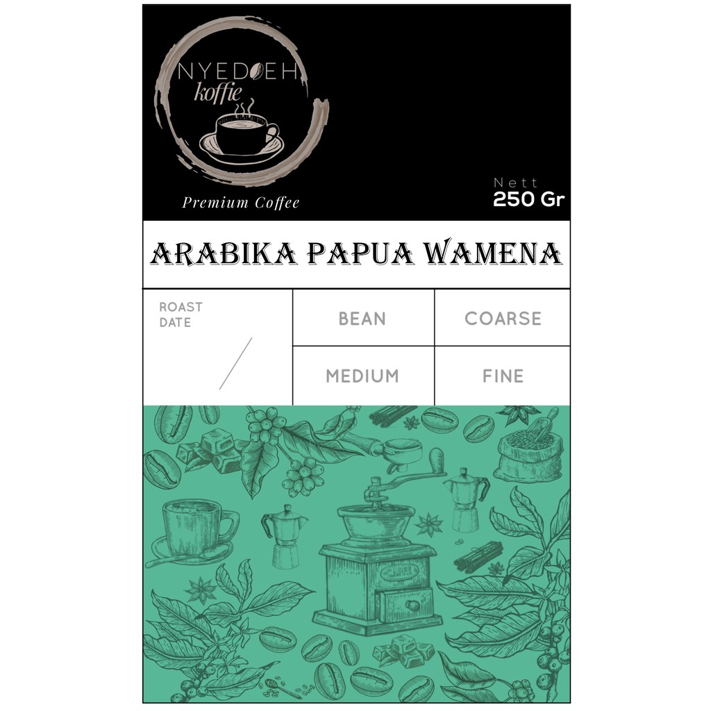 

KOPI ARABIKA PAPUA WAMENA 250 GR GRAM ARABICA