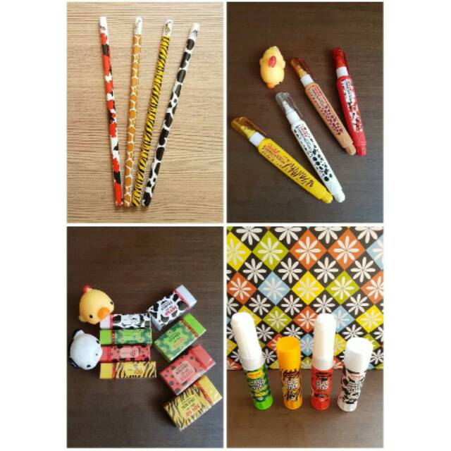 

Bundle Lem, Penghapus, Typ-Ex,Pensil Joyko