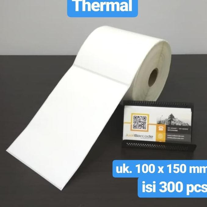 

Best Produk] Kertas Label Printer Barcode 100 X 150 Mm ( 1 Line ) Thermal Isi 300